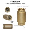 Merrill MFG CVNL100 1" No-Lead Brass Check Valve 700 Series,