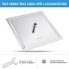 NearMoon Rain Shower Head, High Flow Stainless Steel Square Rainfall