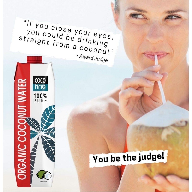Cocofina Coconut Water 1ltr (5 pack)