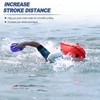 SUMARPO Swim Paddles, Swimming Training Hand Paddles with Adjustable Straps