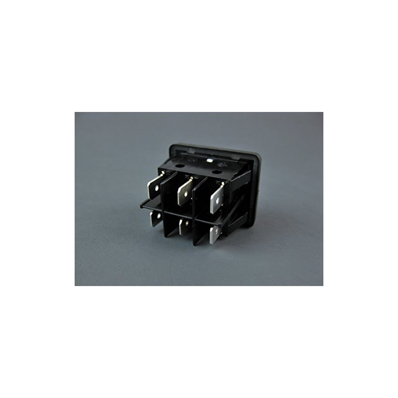 Titan Black Push Button Switch, Manual Operation, 1-way, 1 Count