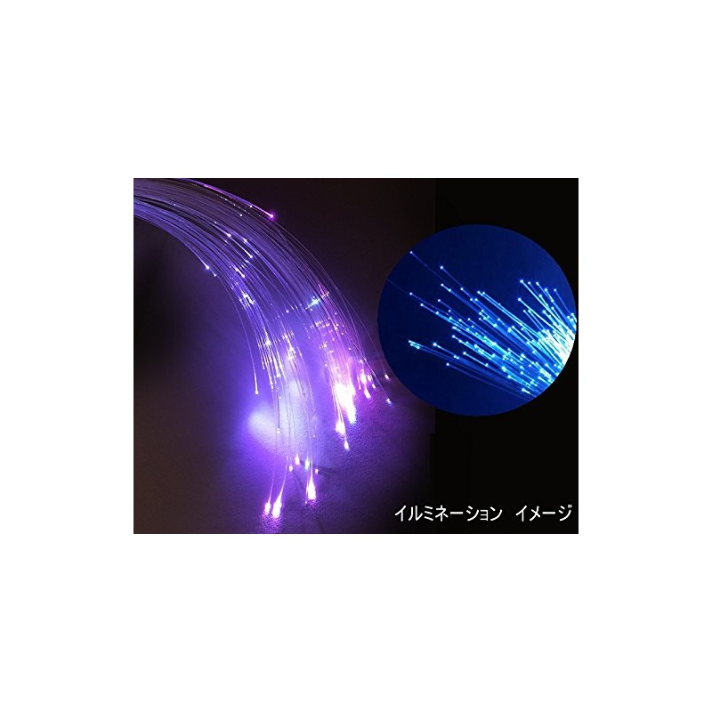 2472 PPLS アクリル製 光ファイバー LED 照明 装飾 実験 工作 直径3.0mm