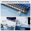 [UL Certified] Cable Matters Pack of 25 Cat 6 Keystone