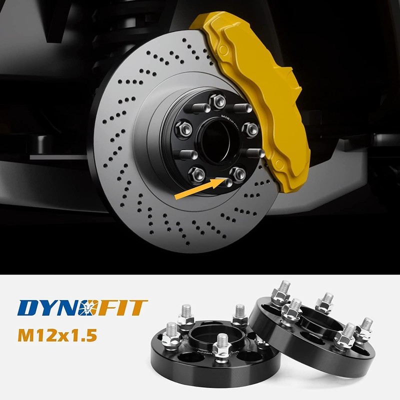 dynofit 5x4.5 Hubcentric Wheel Spacers 1" for Hon-da Accord Civic