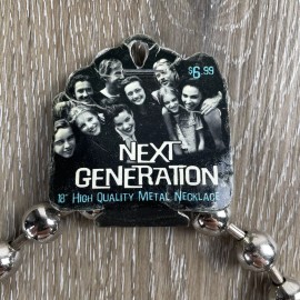 Unbranded Y2K 12mm Chunky Ball Chain Necklace Choker 18" Steel Beads 1/2" Goth Retro Vtg.