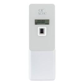 Orsene Automatic LCD Fragrance Dispenser - Wall Mount/Free Standing ABS Auto Air Freshener Dispenser Programmable Aerosol Spray Perfume Dispenser for Bathroom, Hotel, Office, Commercial Place (gray)