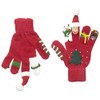Kidorable Little Boys' Christmas Glove, Red, Medium