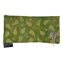 Mother Earth Pillows Therapeutic Eye Pillow (Green Print - Soothe Herbal Blend)