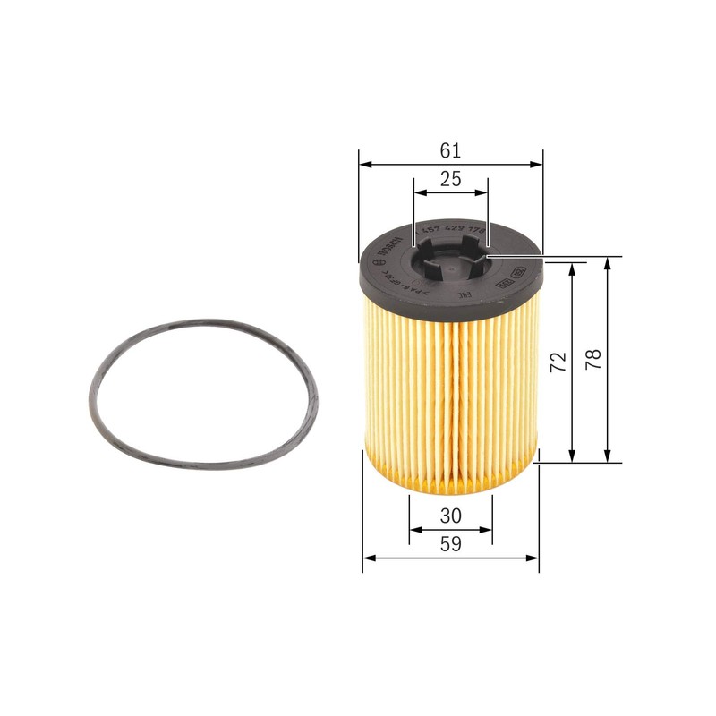 Bosch 1457429178 Oil-Filter Element