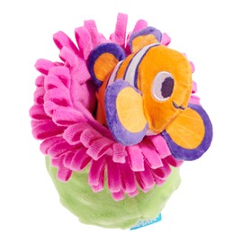 Barkbox BARK Clown Fishing Around Plush Toy for Small Dogs – 2-Part Squeaky Toy with Treat-Hiding Fun – Perfect for Interactive Play and Mental Stimulation