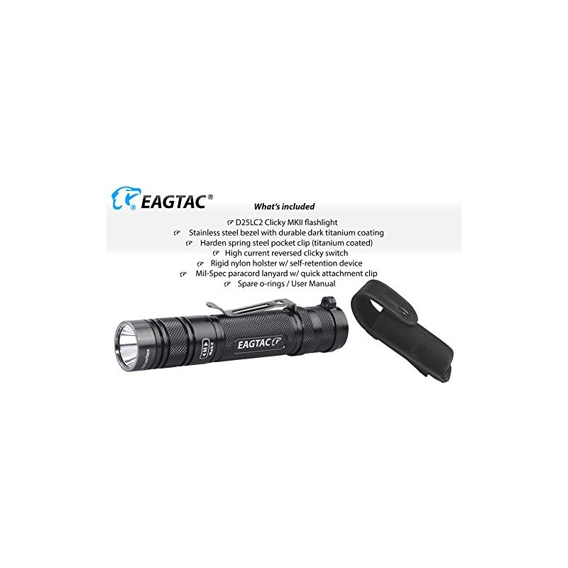 EAGLETAC D25LC2 MKII - Eagletac D25LC2 Clicky MKII XM-L2 U4