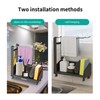 Uneeruiqy Kitchen Rag Rack, Kitchen Sink Caddy Sponge Holder with
