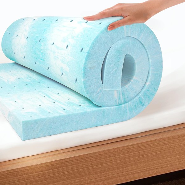 MLILY EGO Topper 2 Inch Twin Memory Foam Mattress Topper,