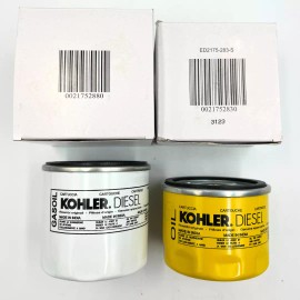 Kohler Genuine KOHLER Oil filter ED0021752830-S and Genuine Fuel Filter ED0021752880-S