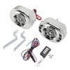 Waterproof Motorcycle Bluetooth Speaker Hands Free Calls Chrome All in