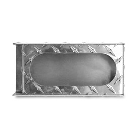 ToughGrade Extreme Duty .095" Aluminum Tail Light Guard Boxes - 1 Pair | Weld on Light Boxes | Bolt on Light Boxes | Trailer Turn Signal Box (Diamond Plate, Boxes Only)