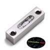 Metal Precision Level, Glass Vial, Spirit Bubble Level, Accurate, Clear,