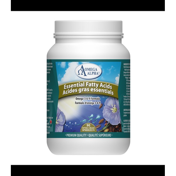 Omega Alpha Essential Fatty Acids 90 Softgels