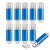 kaiqiang 10-Pack USB Flash Drives, Bulk Thumb Drives Memory Sticks