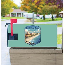 West Palm Beach Florida Design A Souvenir Magnetic Mailbox Cover
