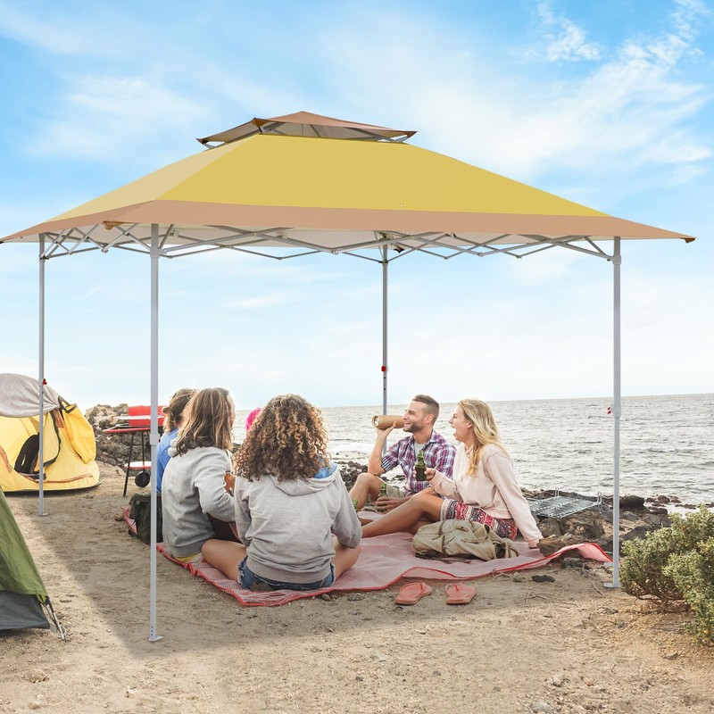 EAGLE PEAK 12x12 Pop up Canopy Tent, Easy Set up