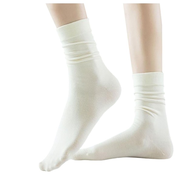 LXSMPWY Women’s Mid-Calf Cotton Socks and Lightweight 5-Pack - Ultra