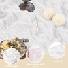 Asee'm Table Runner Cheesecloth 10FT Ivory Boho Gauze Fabric Rustic