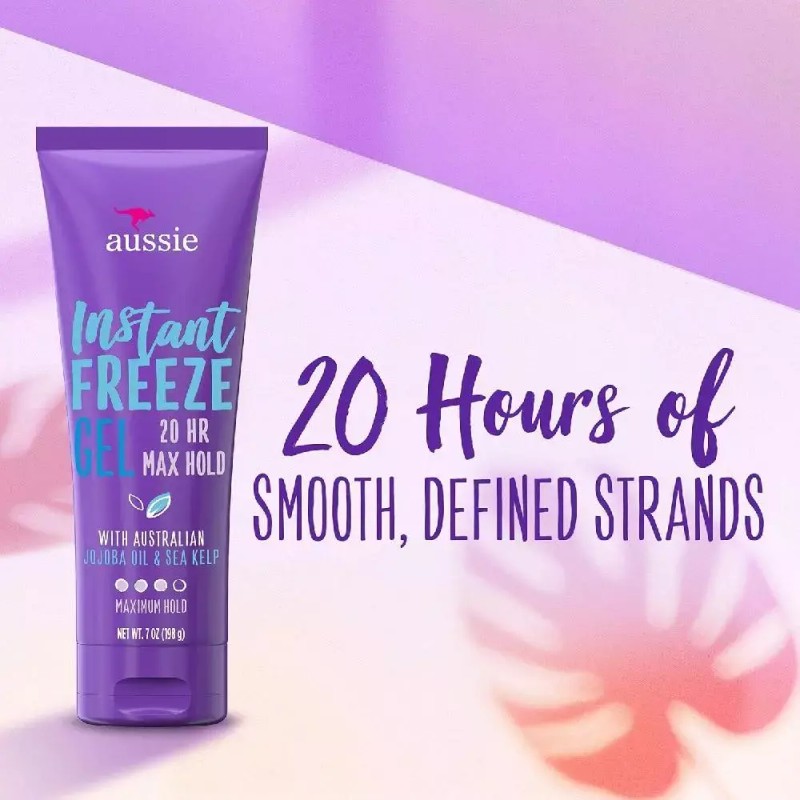 Aussie 인스턴트 프리즈 헤어 젤 7 온스 Aussie Instant Freeze