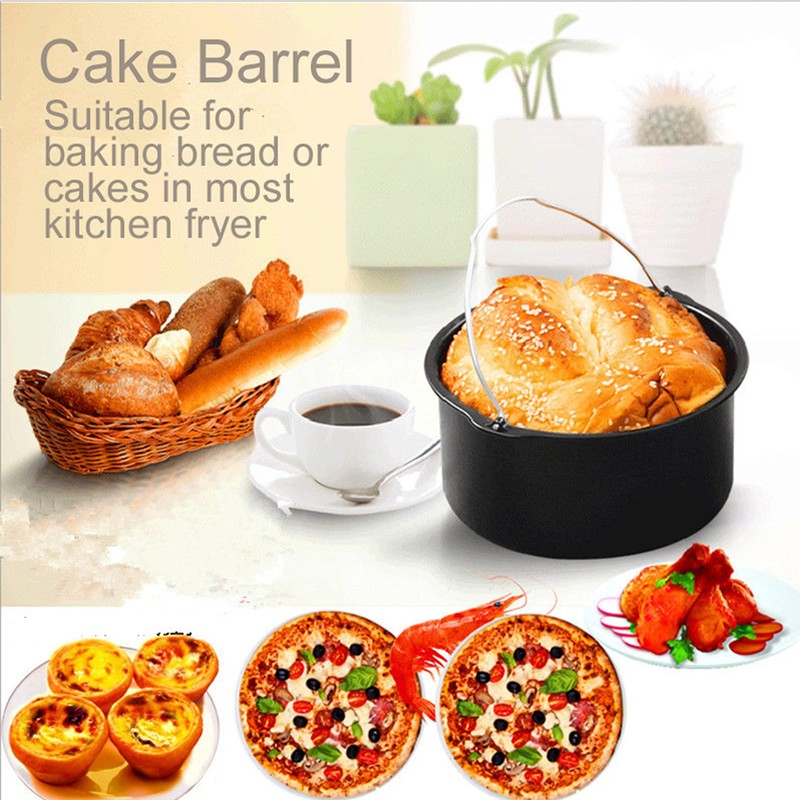 Hot Air Fryer Accessories Bread Baking Basket Non-Stick Baking Mould