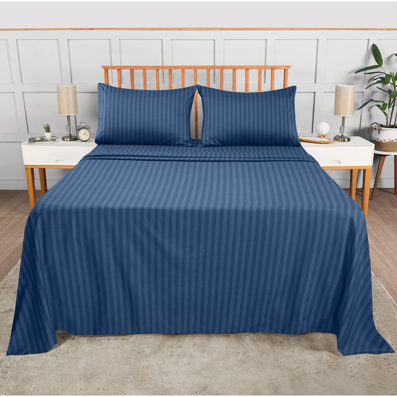 Utopia Bedding Queen Sheet Set, Soft Microfiber 4 Piece Bed