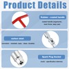 4Pack Spark Plug Socket Wrench Set, T-Handle 16mm (5/8") 21mm