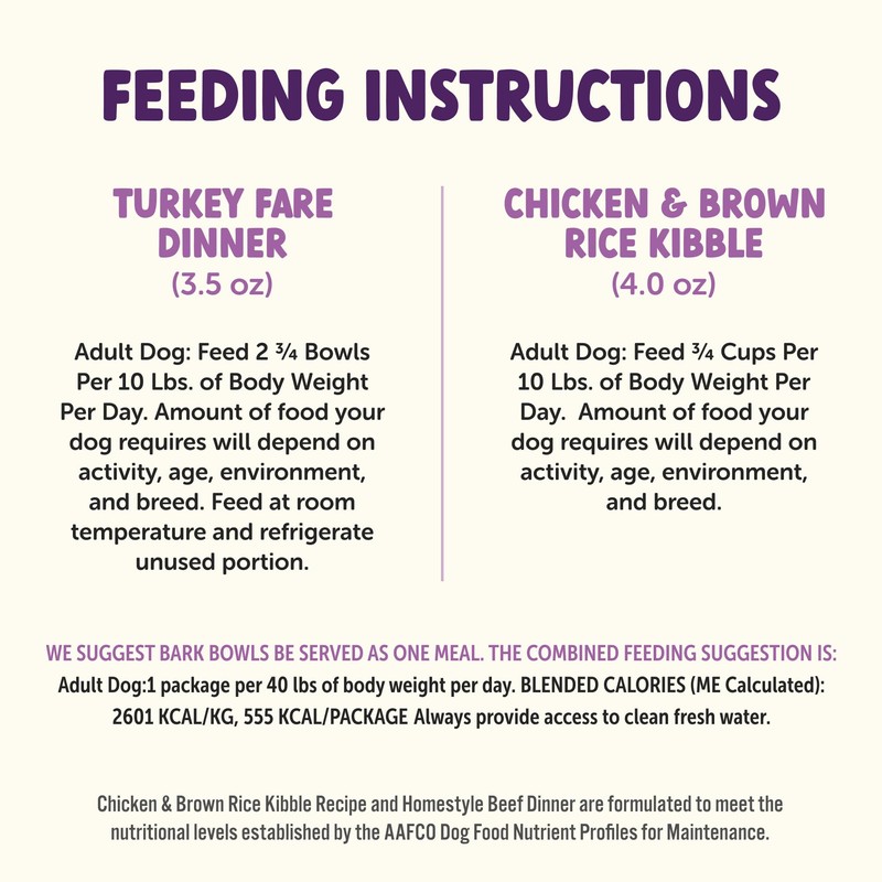 Bark Bowls On The Go Dog Food, Chicken Pot Pie