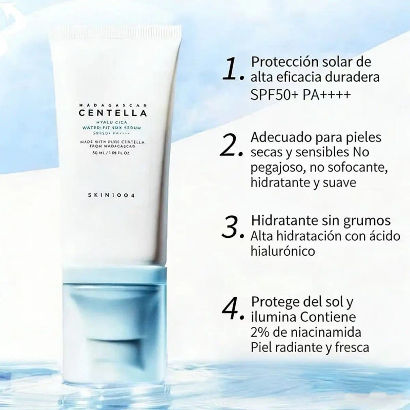 Skin1004 Protector Solar Sérum Madagascar Centella Hyalu-cic