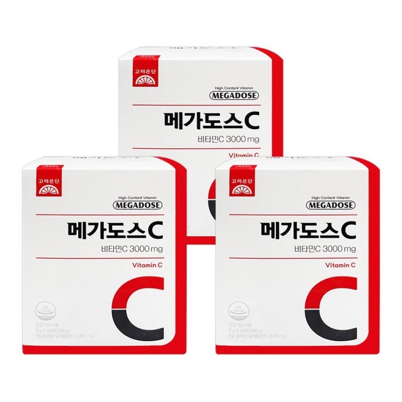 Korea Eundan Megadose C Vitamin C 3000 60 packs 3