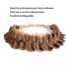 STHEJFB Braid Headband 2 Strands Messy Classic Chunky Plaited Wide