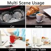 2pcs Bling Car Cup Holder Coasters & 2pcs Push Start
