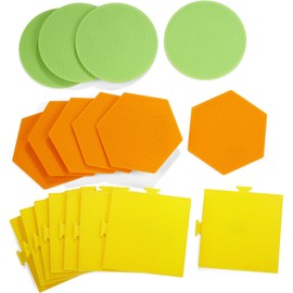 Perler Beads Large Fuse Bead Pegboards, 18pcs