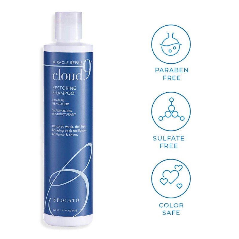 Brocato Cloud 9 Restoring Shampoo, 10 Fl Oz | Miracle