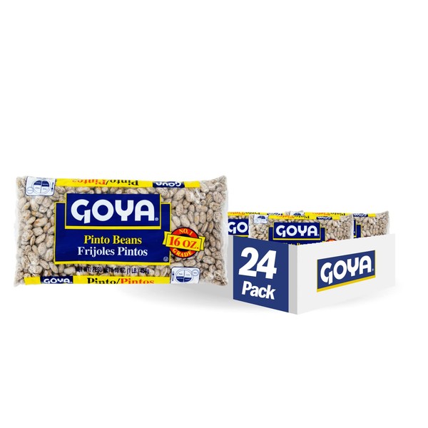 Goya Beans, Pinto, 1 Pound (Pack of 24)