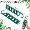 Vercraft 12 Pack Space Saving Hanger Holders Sturdy Plastic Hangers