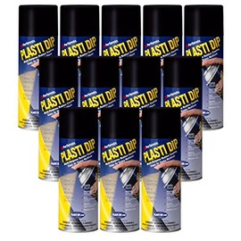 Plasti Dip 12-Pack Performix Black 11oz Spray Can Rubber Handle Coating