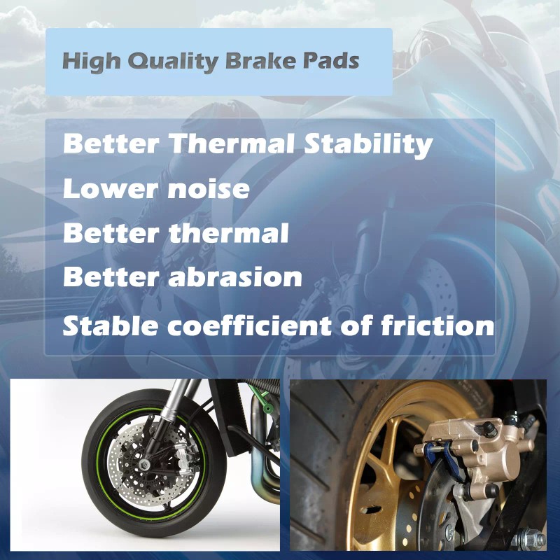 Tarazon 2 Set GL1800 Front Brake Pads for Honda GL1800A