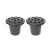 2pcs Memorial Grave Vases with Lids, Grave Flower Pot, Plastic
