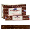 Original Satya Nag Champa Rain Forest Incense Sticks | with M&J incense sticks holder | Full Box | for Aromatherapy, Spa, Yoga, Weddings, Meditation, Healing, Positivity and Relaxation