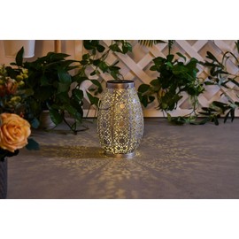 Pauleen Sunshine Temptation 48294 LED Solar Lantern 23.5 cm Silver IP44 Solar Light