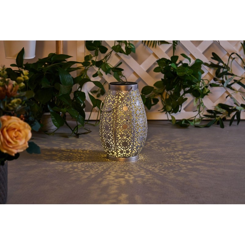 Pauleen Sunshine Temptation 48294 LED Solar Lantern 23.5 cm Silver