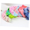 TOVINANNA 6pcs Rainbow Hair Ties Vibrant Elastic Ponytail Holders for