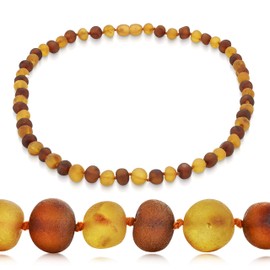 Amberta Natural Amber Necklace Real Baltic Amber (50 cm), amber, Amber