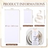 Humyoun 50 Sets 76lb Wedding Menu Cards 4 x 9''