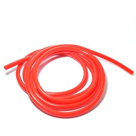 LTI Universal 5 Feet Length Universal 3mm (1/8 Inch) Inner Diameter High Performance Silicone Vacuum Hose Line (3MM, Red)